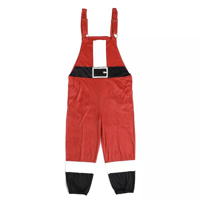 Adult Santa Claus Christmas Jammeralls, Mens Product Image