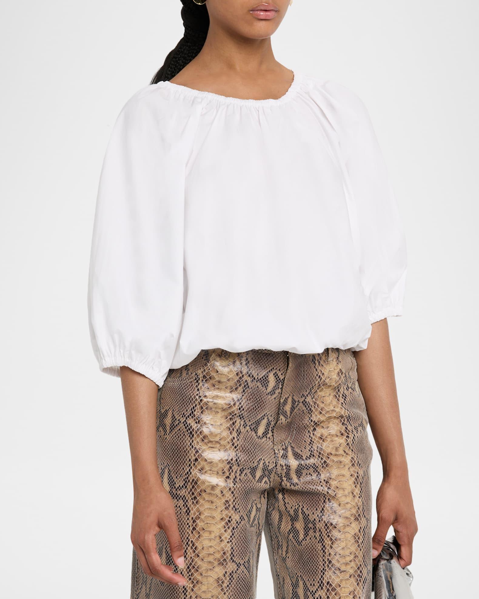 Lelow Blouson Organic Cotton Blouse Product Image
