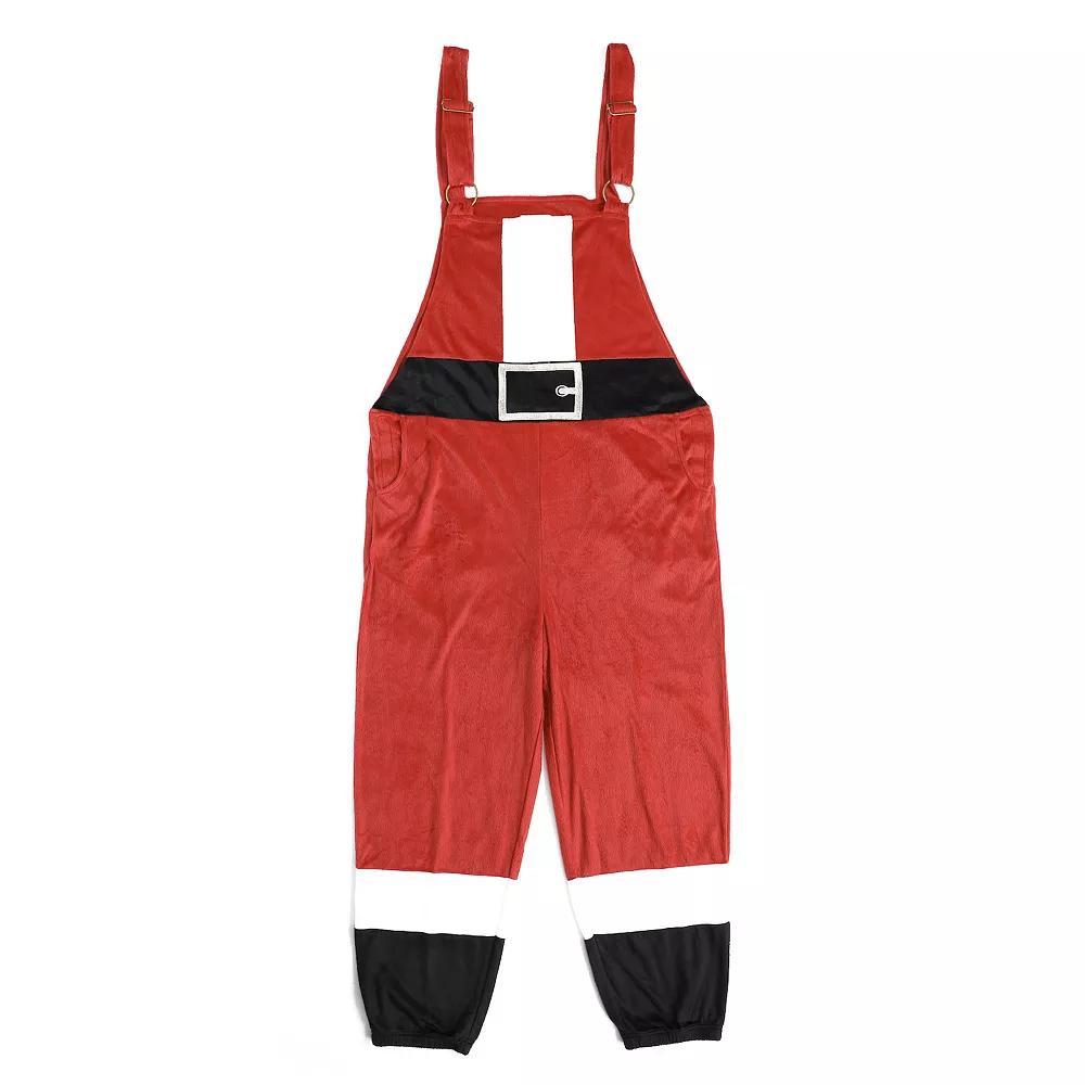 Adult Santa Claus Christmas Jammeralls, Mens Product Image