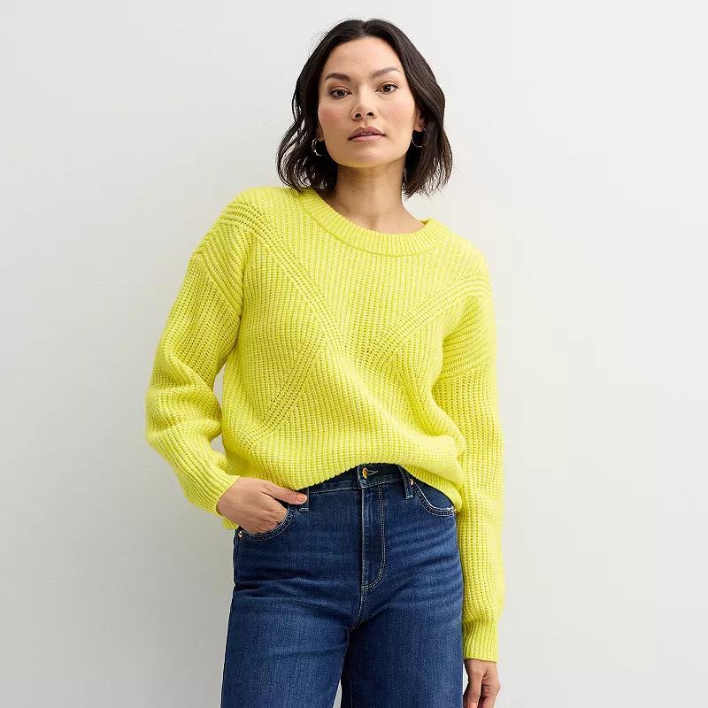 Womens Sonoma Goods For Life Cozy Crewneck Sweater Product Image