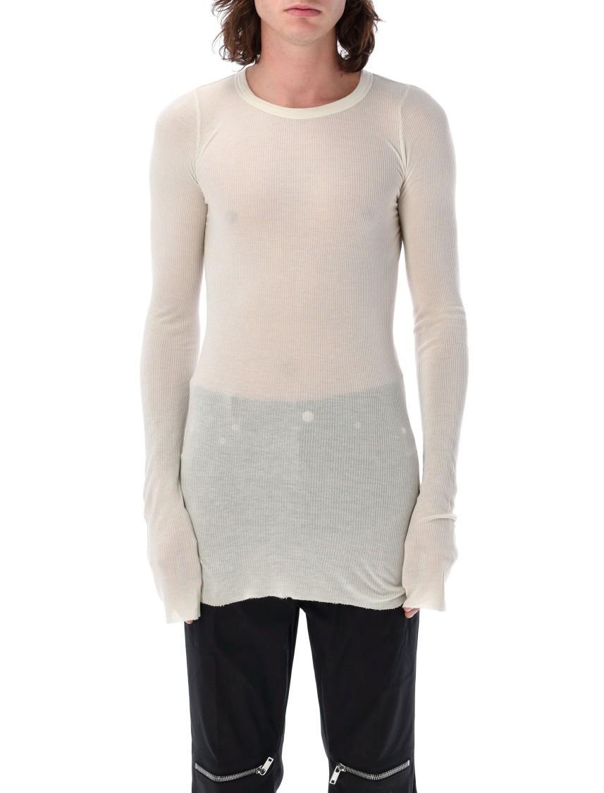 RICK OWENS Rib Ls T In Dinge Product Image