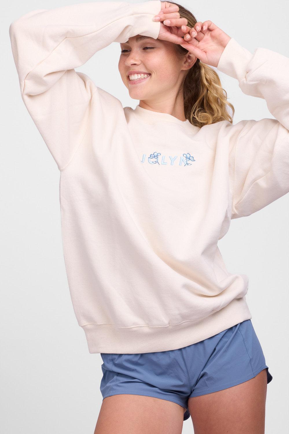 Roxanne Oversized Fleece Crewneck - Maria Female Product Image