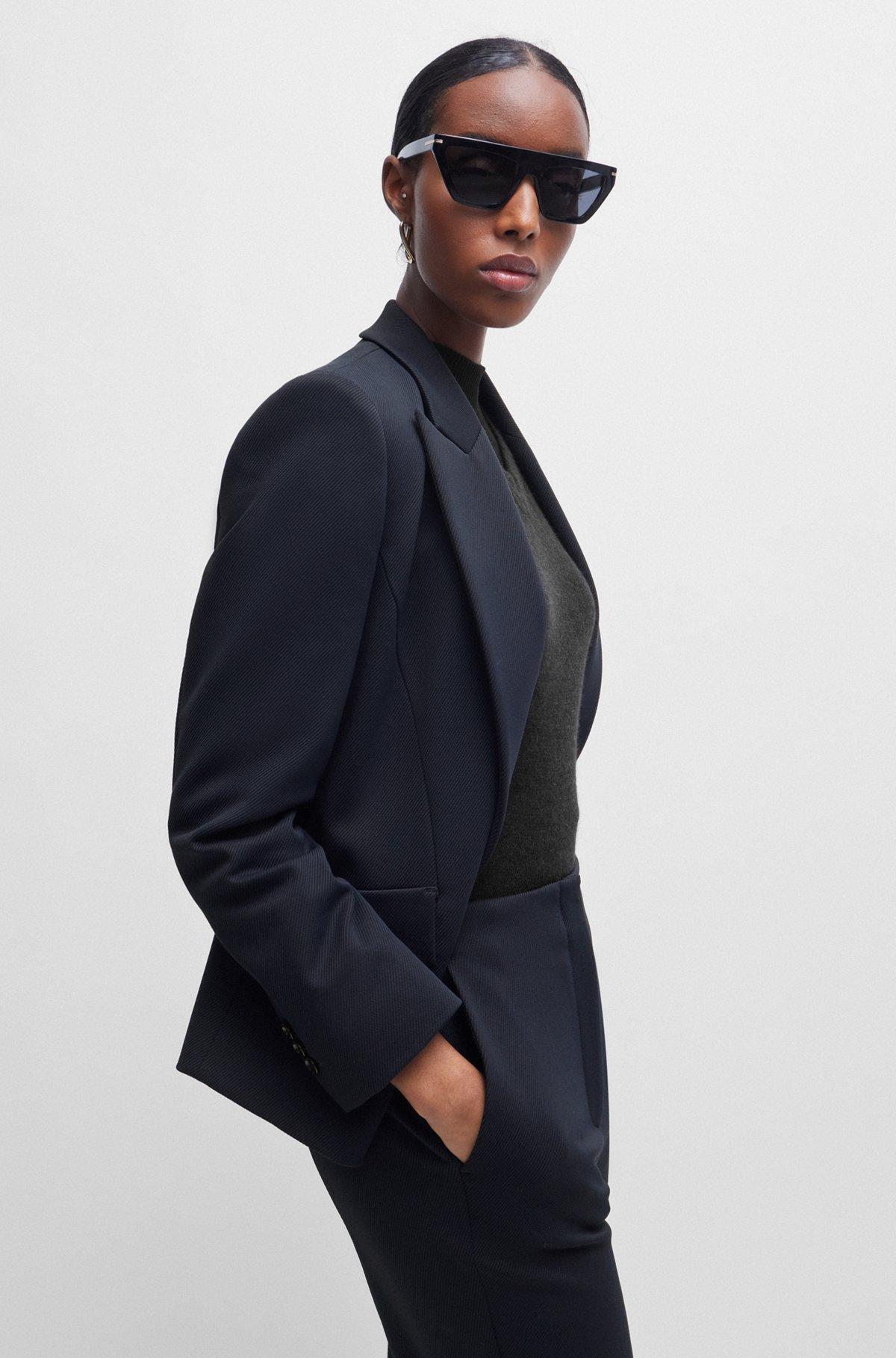 Regular-fit jacket in stretch twill Product Image