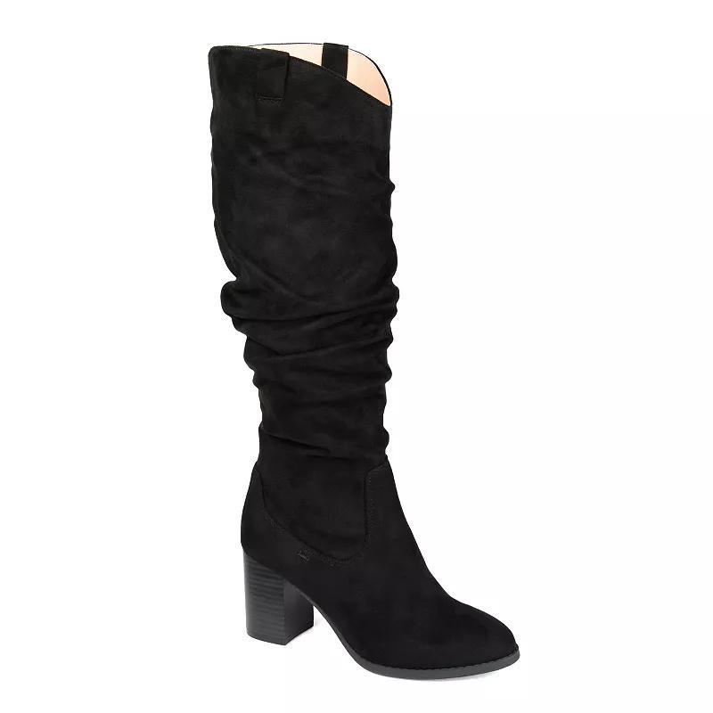 Journee Aneil Womens Knee-High Boots Brown Product Image