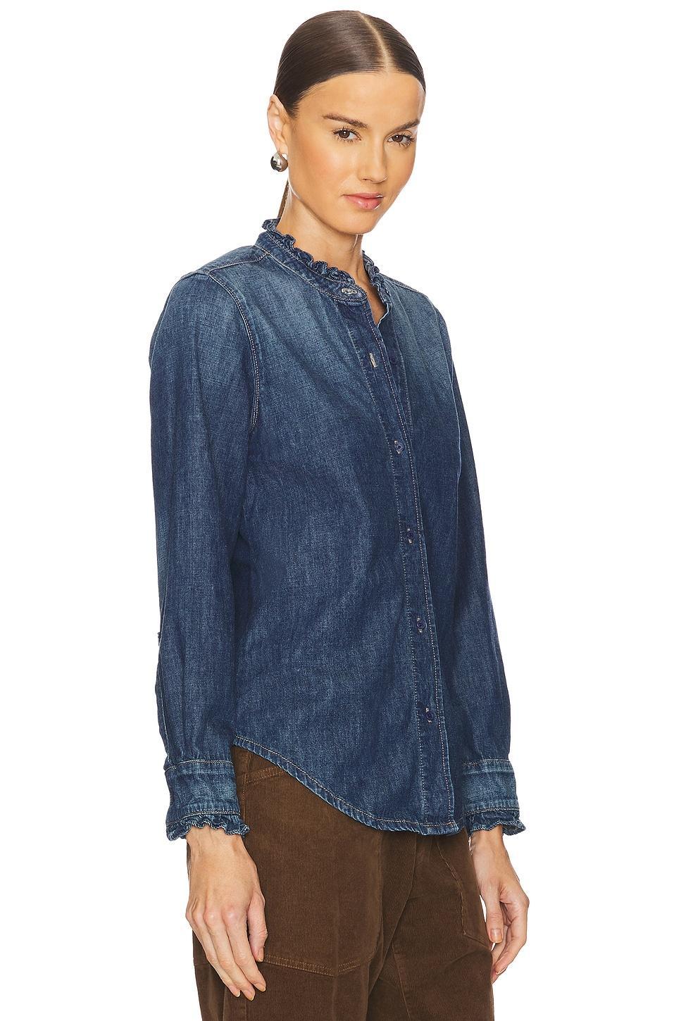 Lydia Denim Shirt NILI LOTAN Product Image