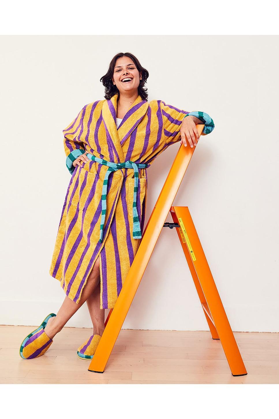 Stripe Bathrobe Dusen Dusen Product Image