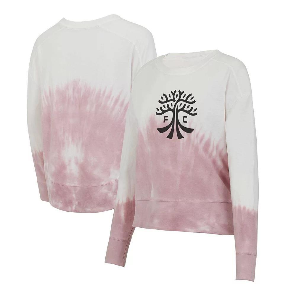 Women's Concepts Sport Pink/White Austin FC Orchard Tie-Dye Long Sleeve T-Shirt, Size: Small, Afc Pink Product Image