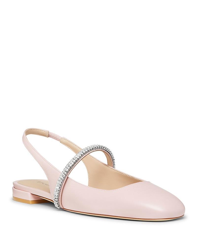 Womens Stefanie Leather Slingback Flats Product Image