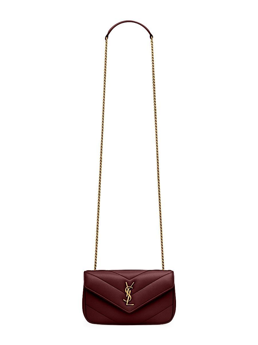 Womens Loulou Mini Bag in Lambskin Leather Product Image