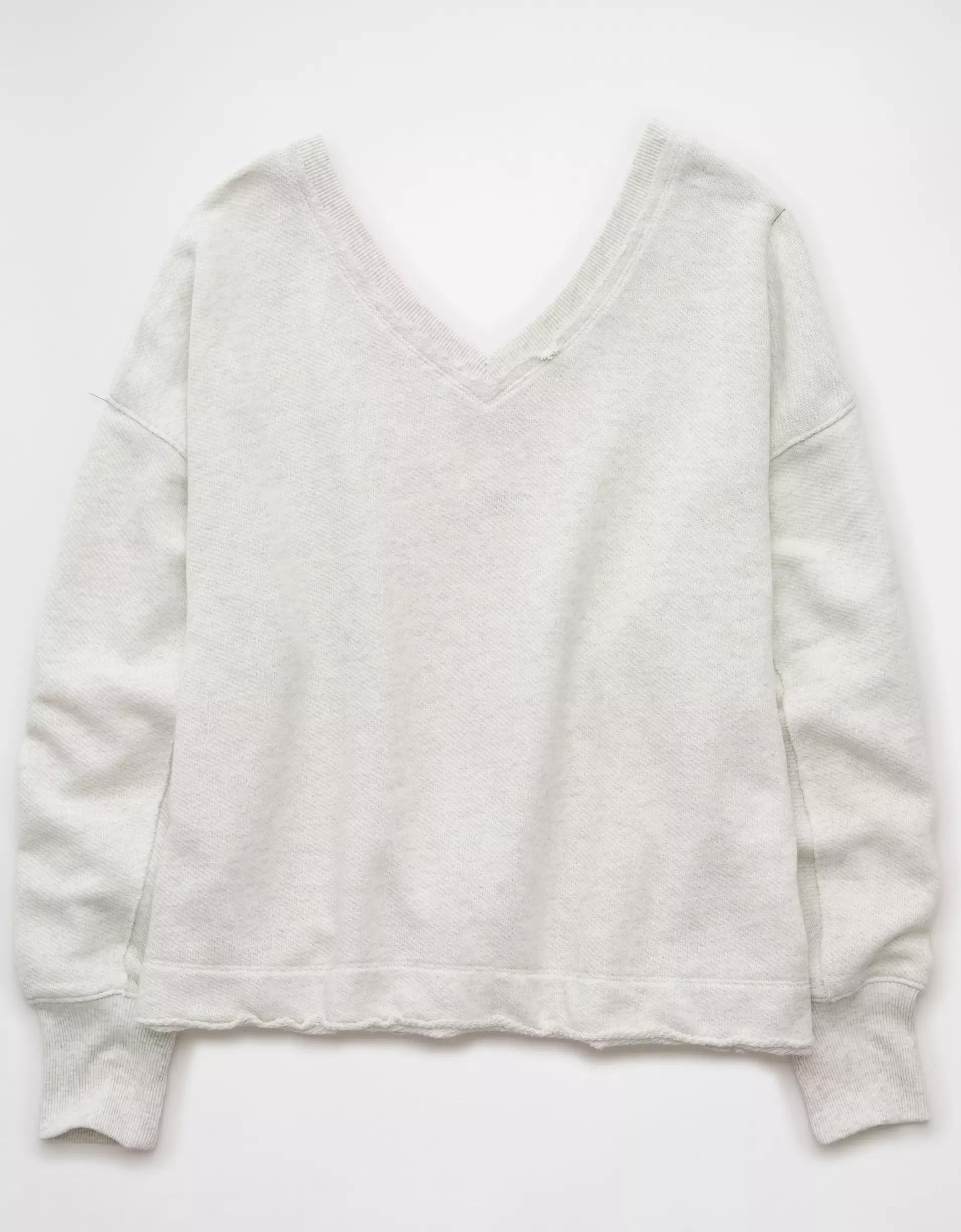 AE Saltwash Double V-Neck Sweatshirt Product Image