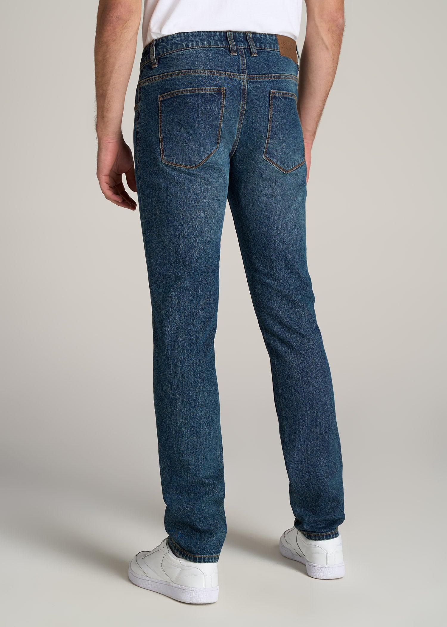 LJ&S TAPERED Jeans for Tall Men in Machine Blue Product Image