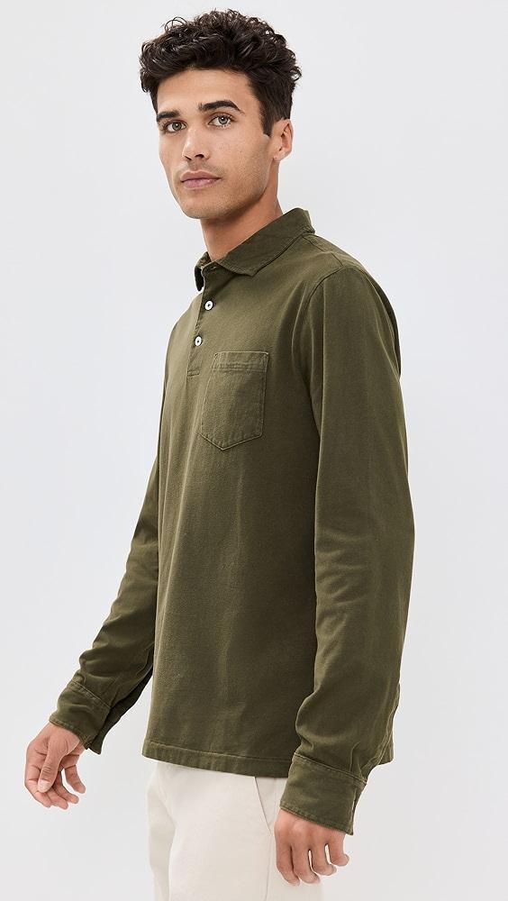 Polo Ralph Lauren Long Sleeve Jersey Polo | Shopbop Product Image