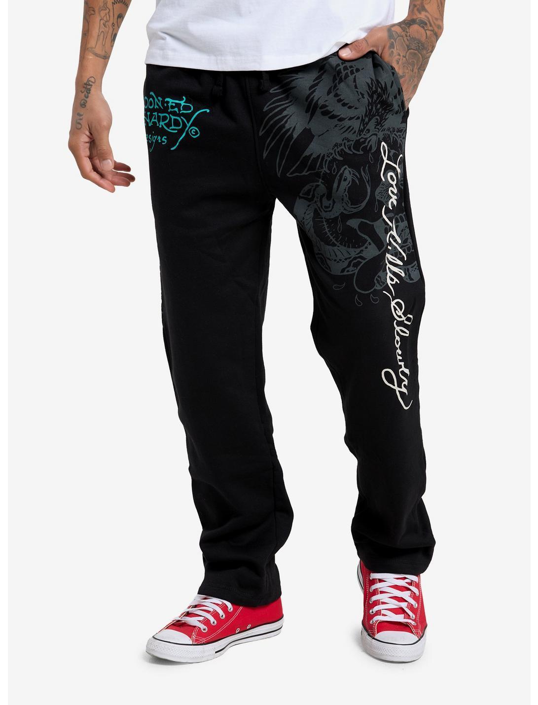 Ed Hardy Tiger Logo Sweatpants Product Image