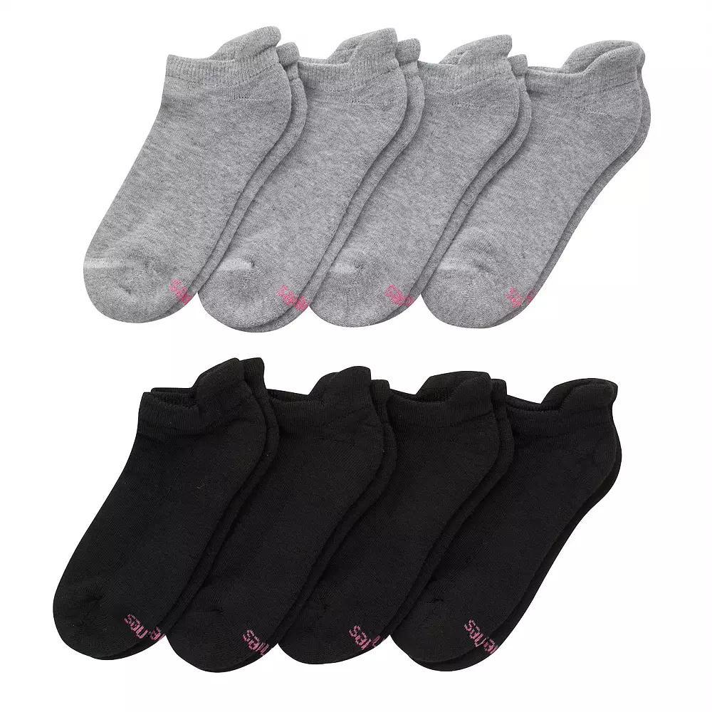 Hanes Ultimate 8-Pack Womens Cool Comfort Cushioned Heel Shield Socks HWUCH8 Product Image