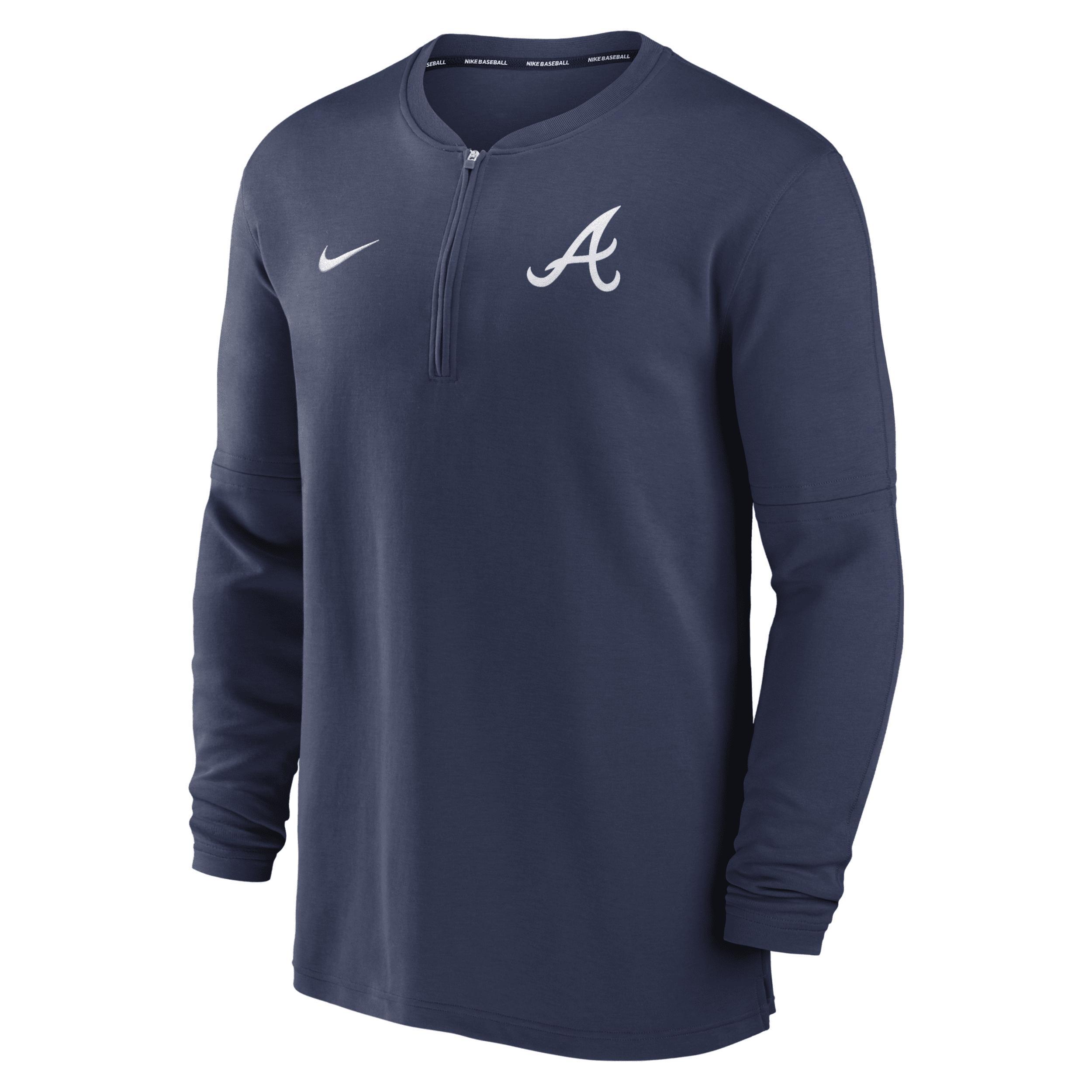 Miami Marlins Authentic Collection Men's Nike Dri-FIT MLB 1/2-Zip Long-Sleeve Top Product Image