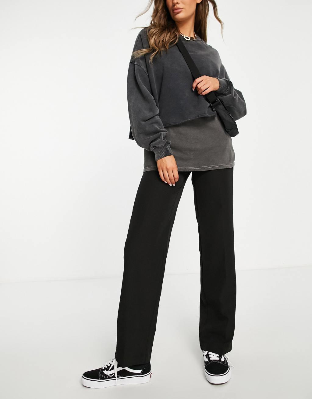 Only straight leg tailored pants Product Image