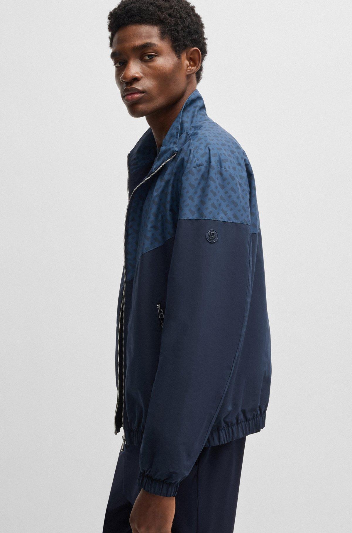 Water-repellent jacket with monogram pattern Product Image