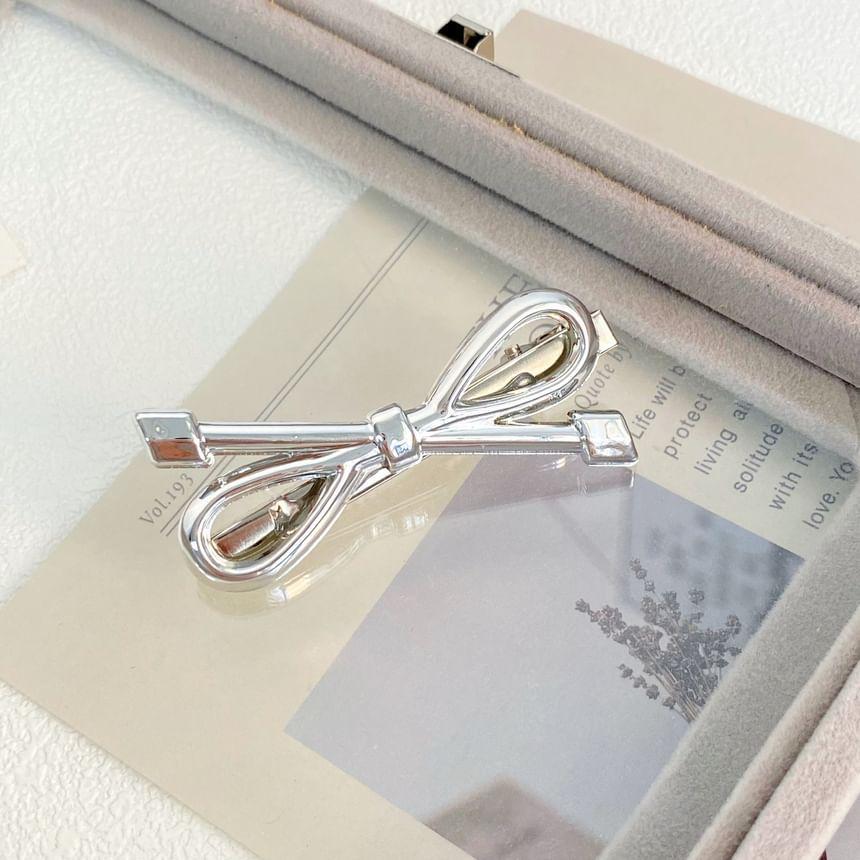 Bow Alloy Hair Clip Product Image