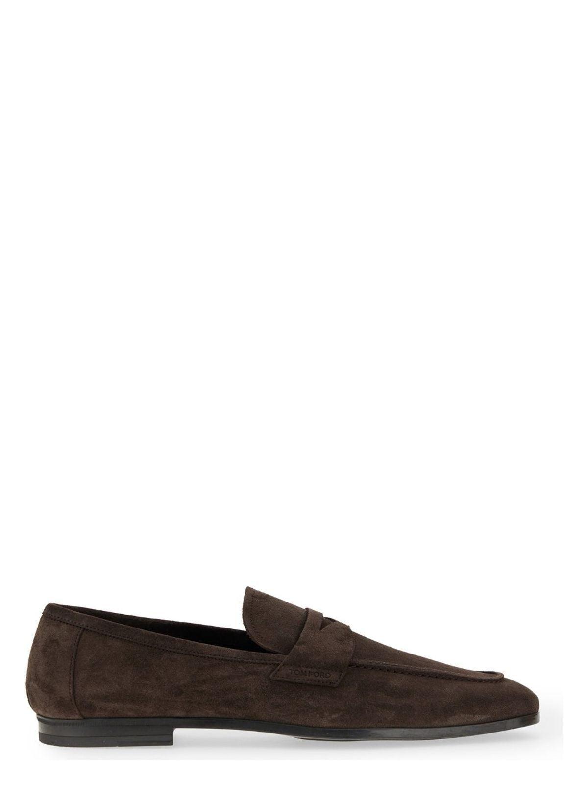 TOM FORD Men's Mocassino Sean Loafer In Brown Product Image