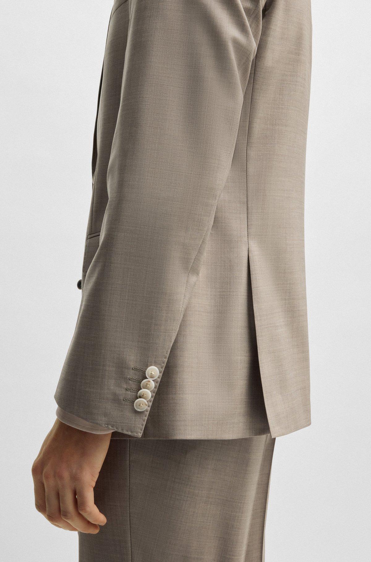 Slim-fit suit in virgin wool Product Image