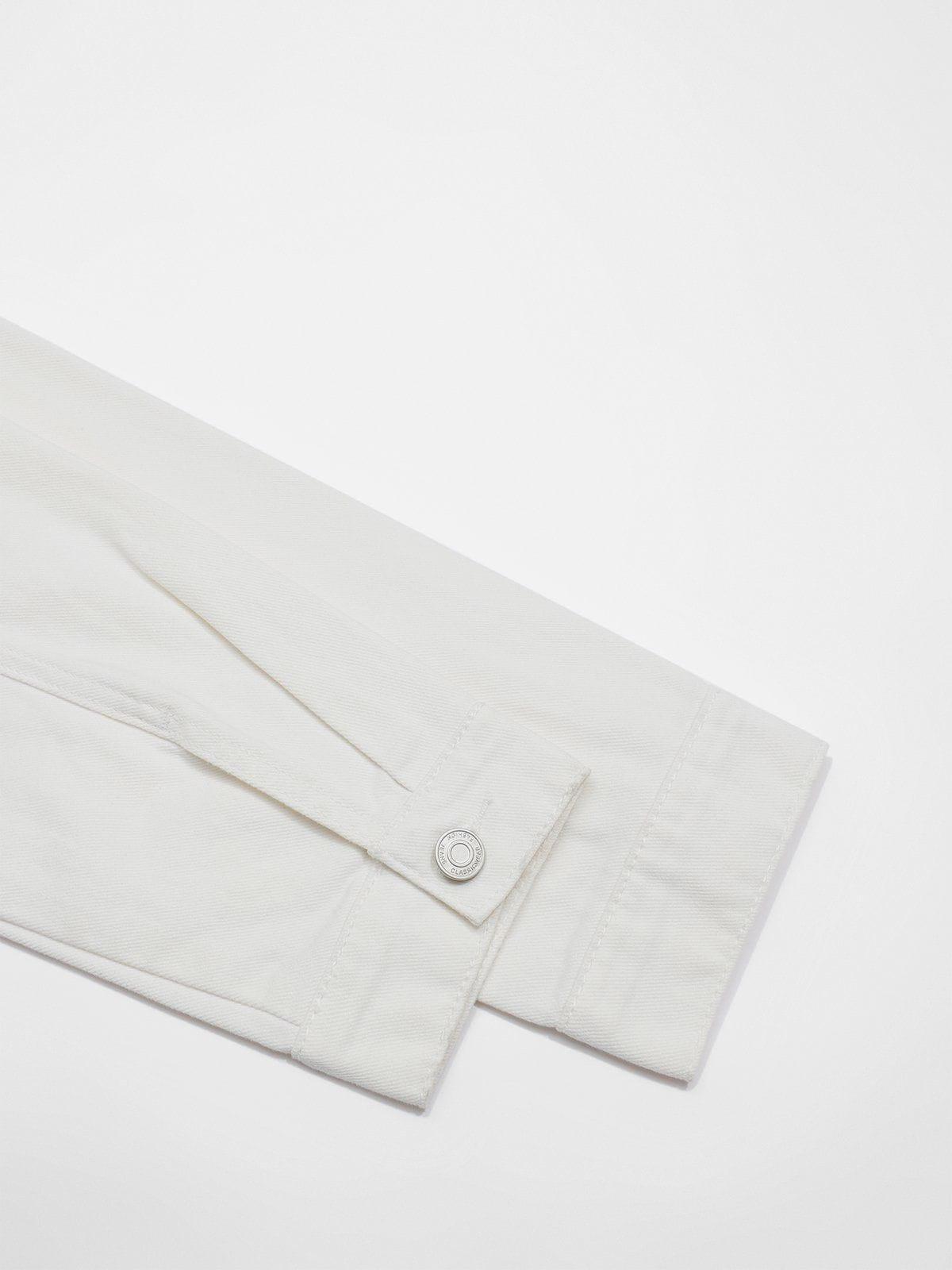 Aelfric Eden Vintage White Denim Jacket Product Image