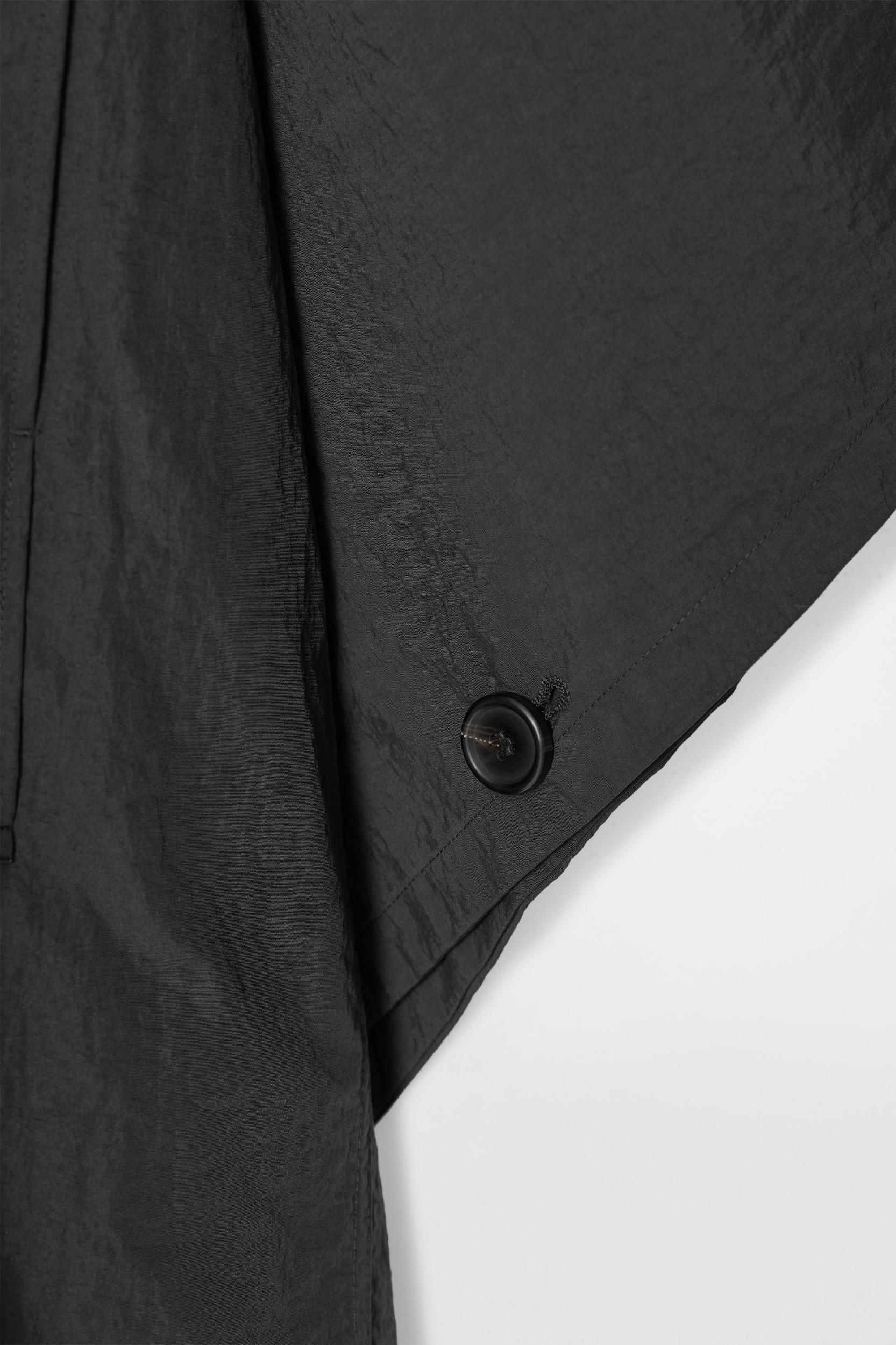HOODED TRENCH COAT CAPE Product Image