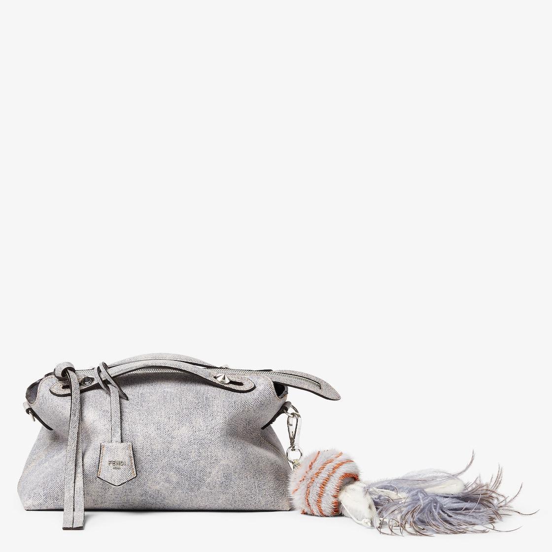 Jellyfish CharmMulticolor leather, feather and mink charm Product Image