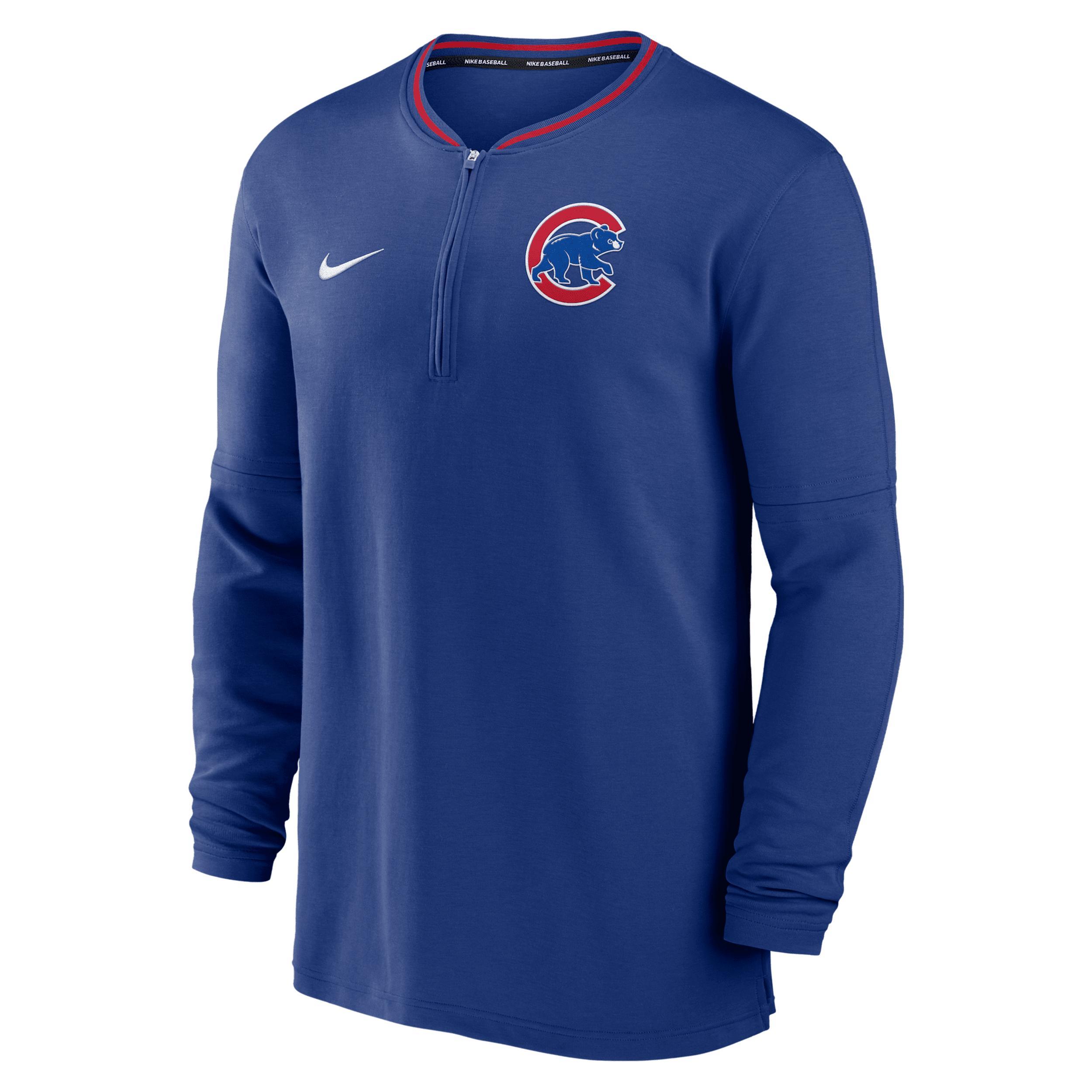 Miami Marlins Authentic Collection Men's Nike Dri-FIT MLB 1/2-Zip Long-Sleeve Top Product Image