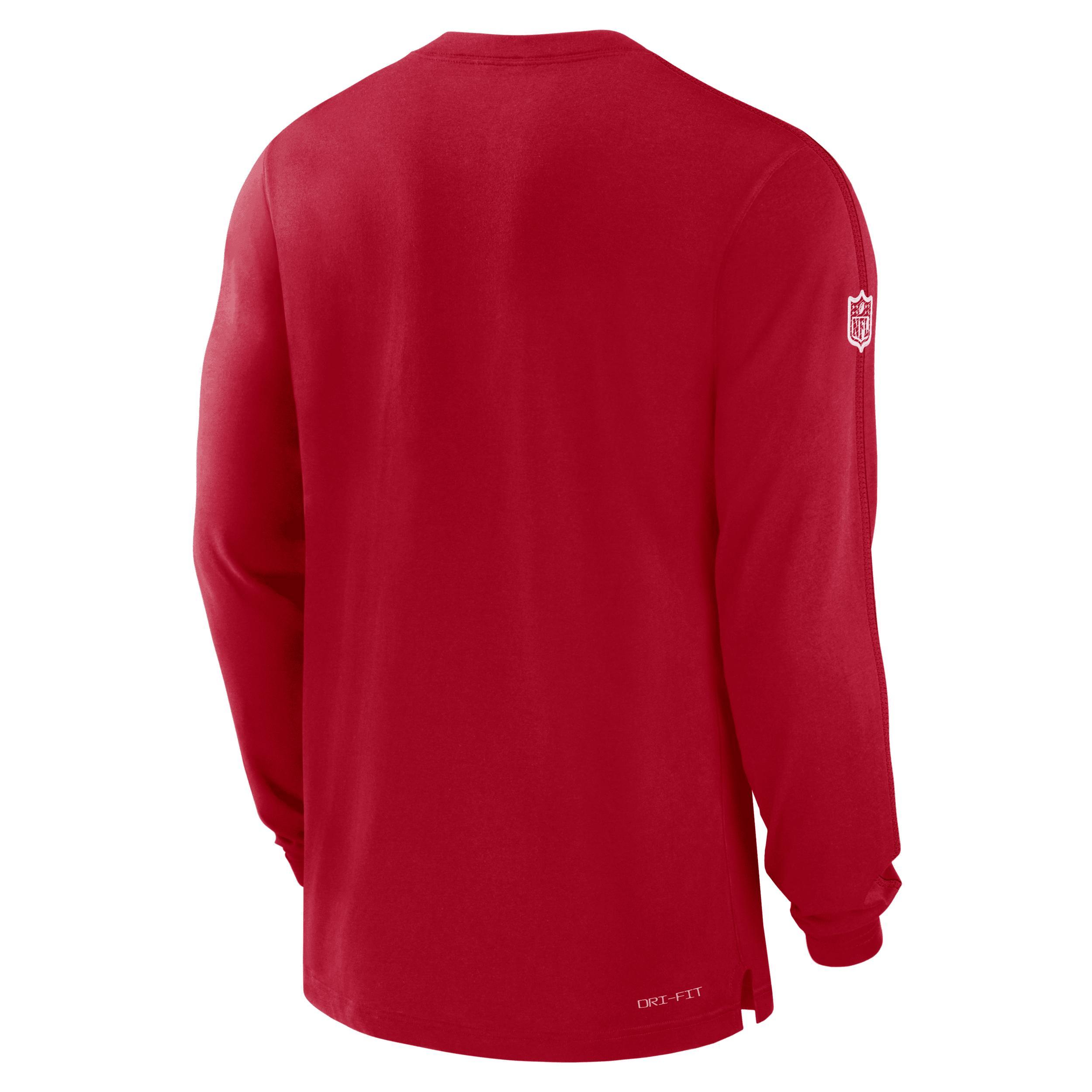 Seattle Seahawks Sideline Player Team Issue Menâs Nike Men's Dri-FIT Long-Sleeve Top Product Image