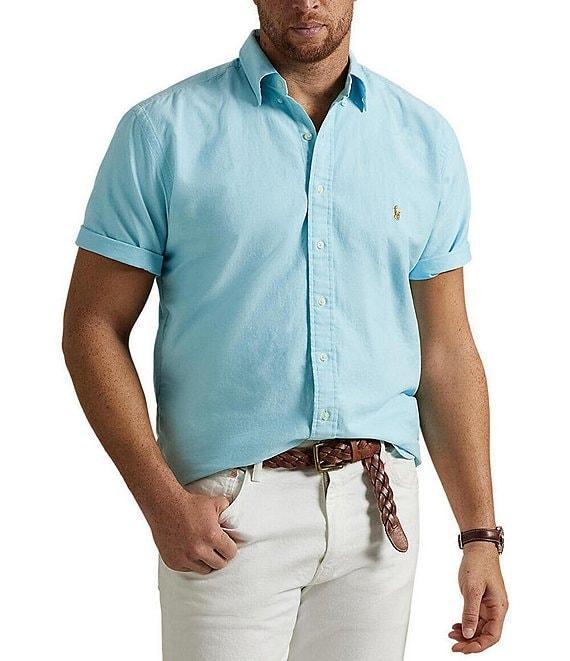 Polo Ralph Lauren Big & Tall Oxford Short Sleeve Woven Shirt Product Image