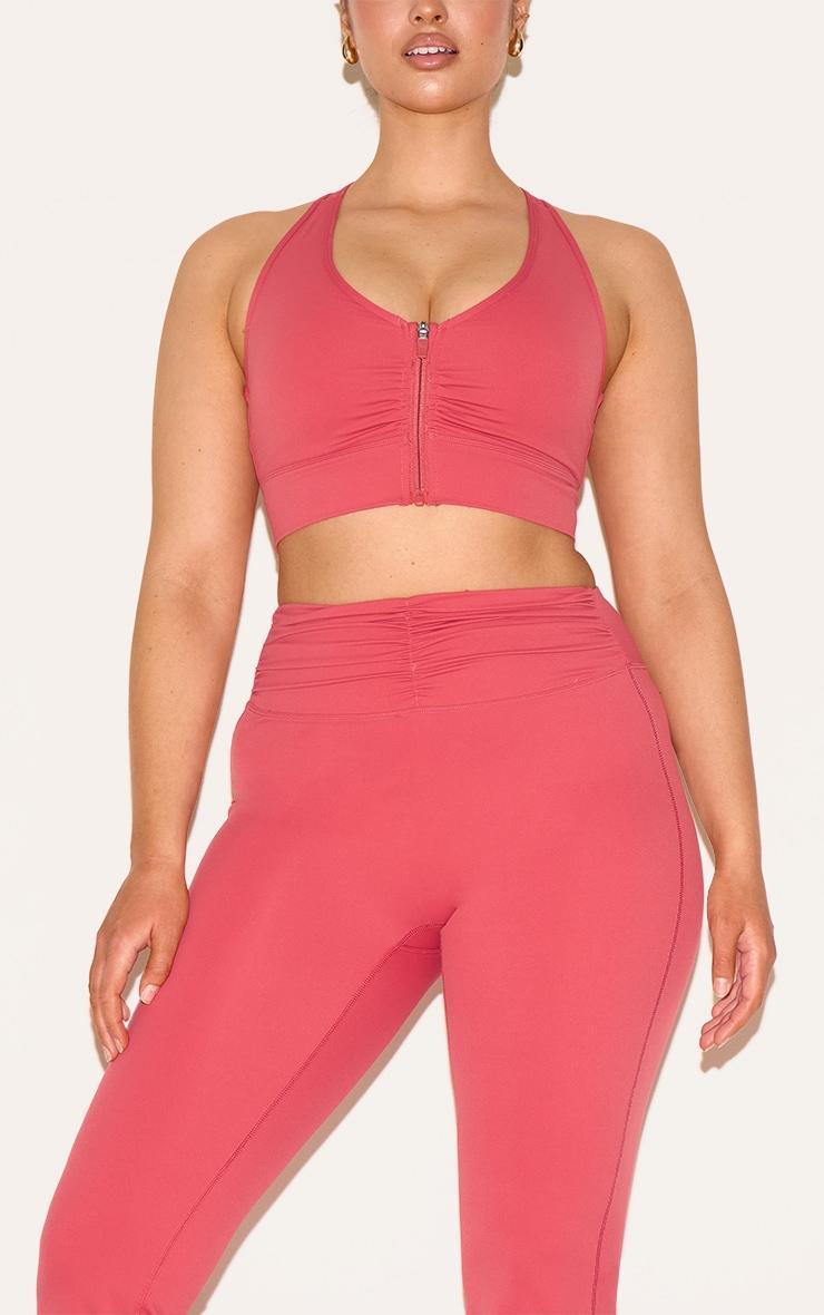  Shape Rose Active Ruched High Waisted Yoga Pants Product Image