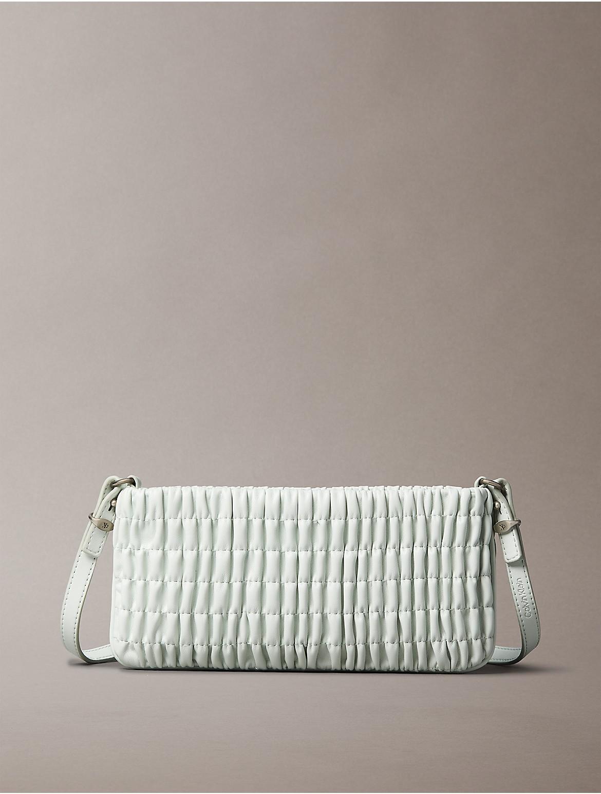 Calvin Klein Womens Ruched Small Shoulder Bag Product Image