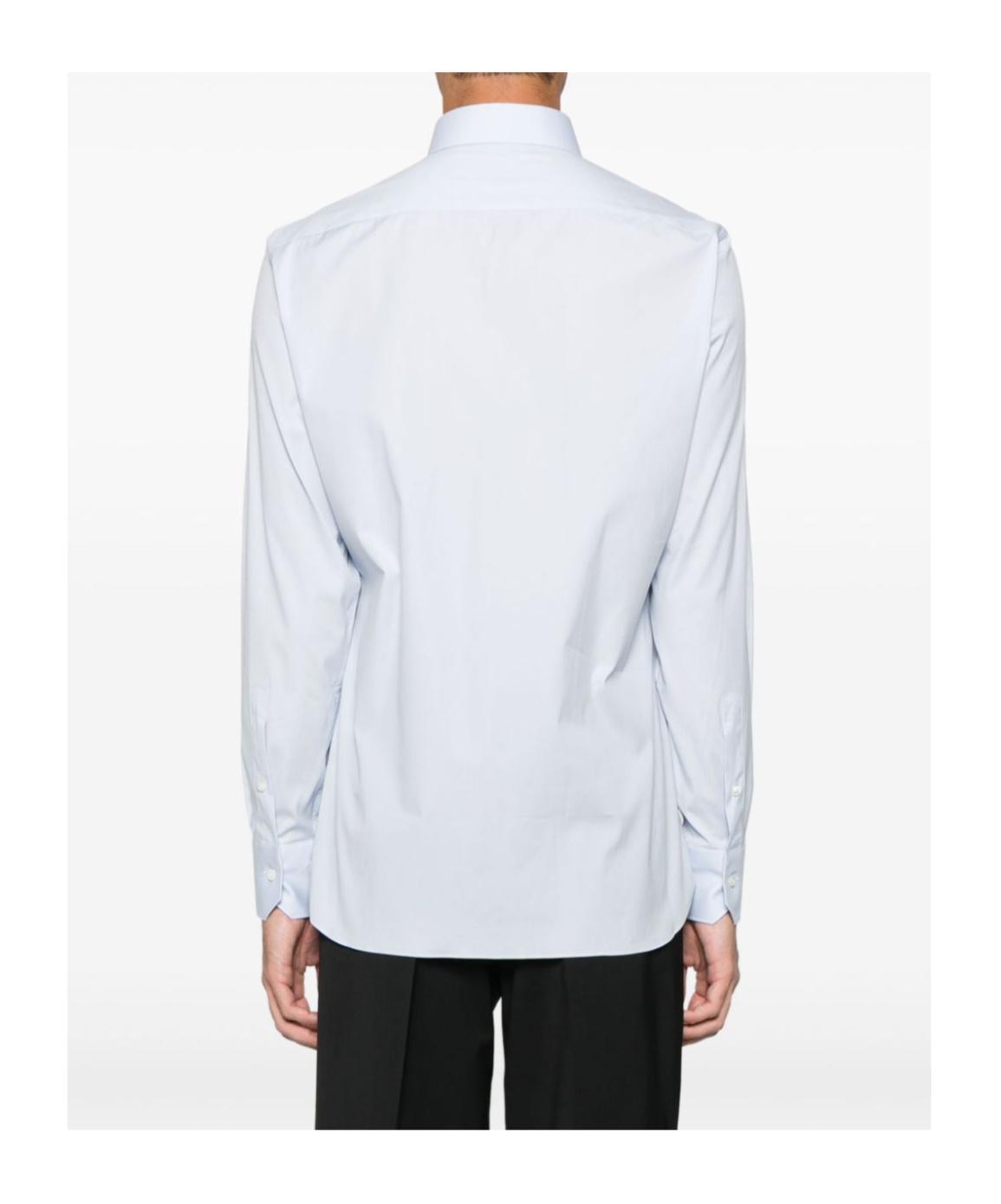 ZEGNA Cashco Shirt In 613 Light Blue Product Image