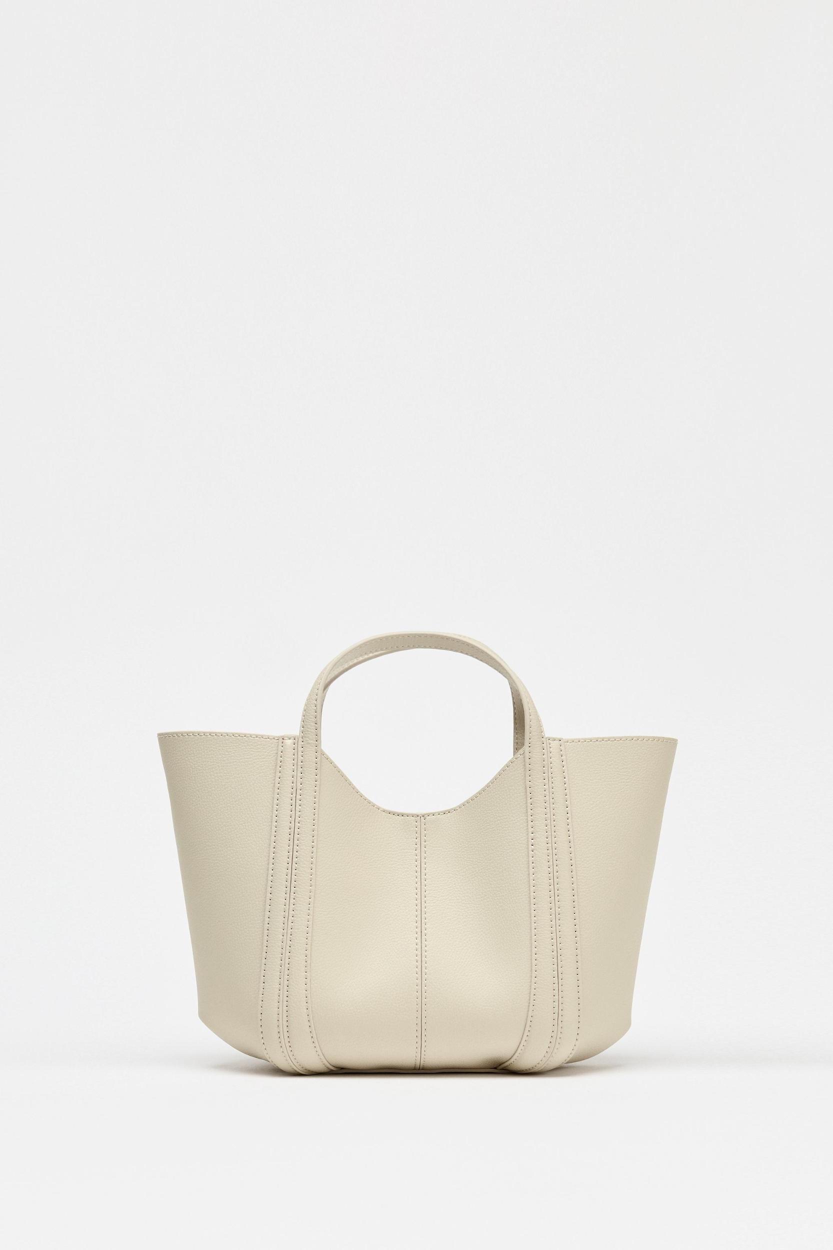 TOPSTITCHED MINI CITY BAG Product Image