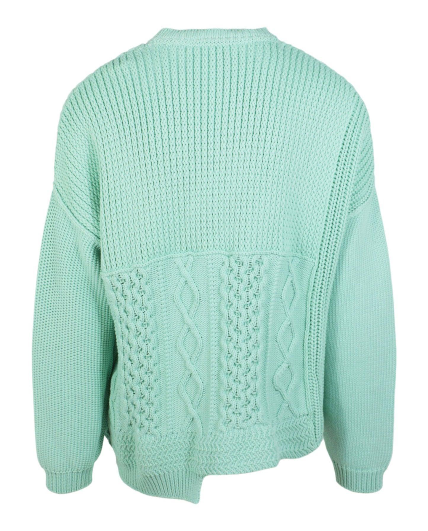 AMBUSH Patchwork Knit Crewneck Sweater Product Image