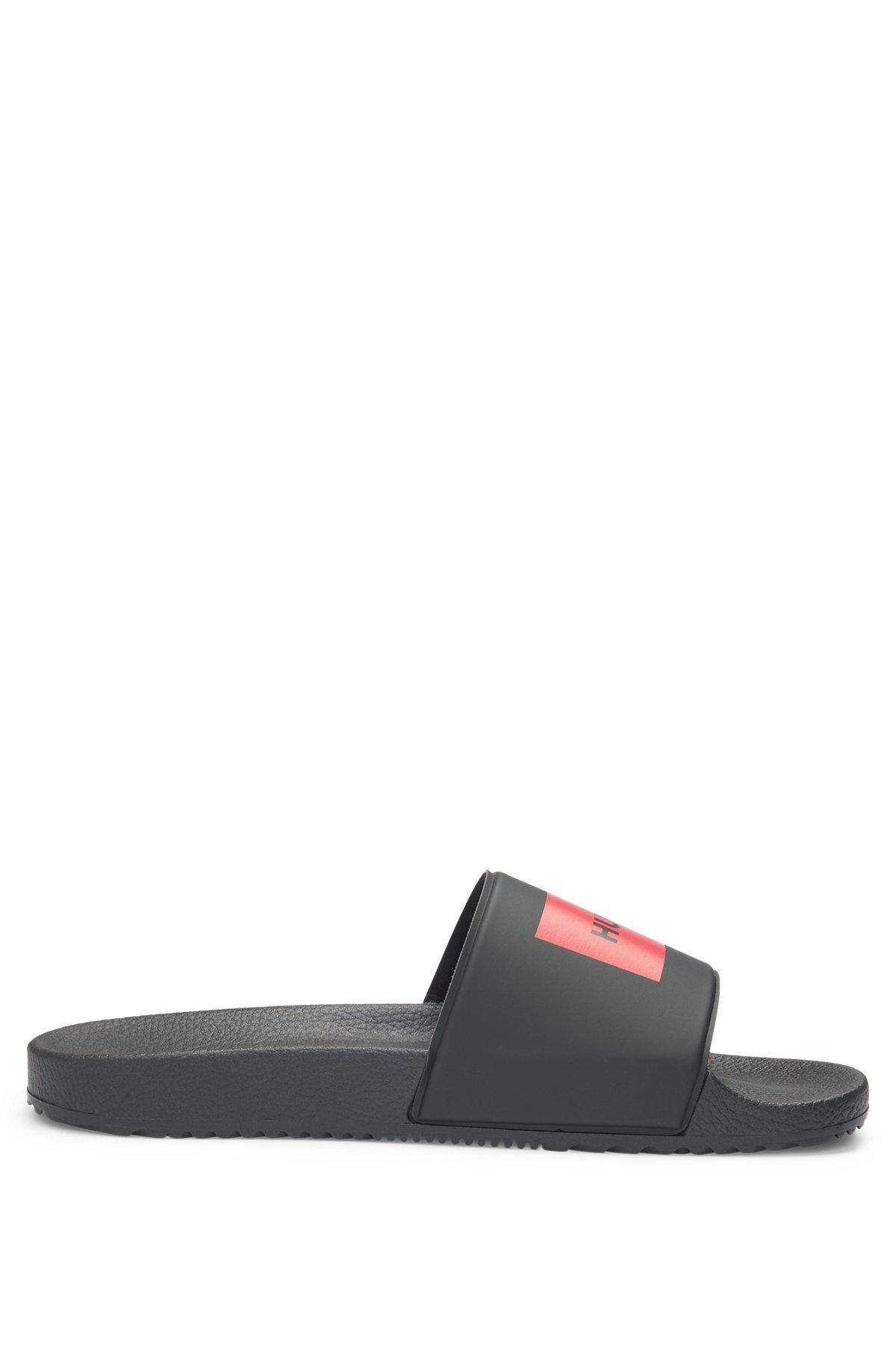 Italian-made slides with logo label Product Image