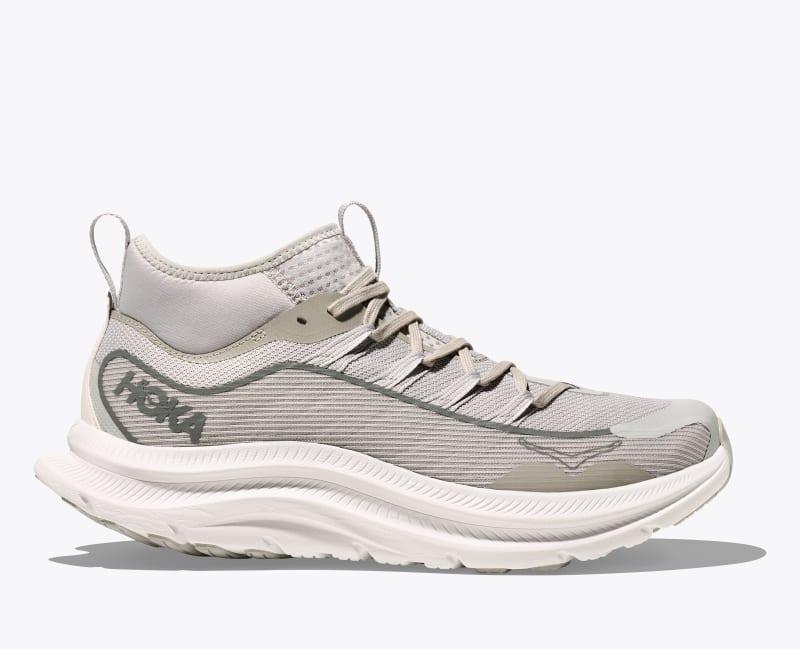 HOKA Men's Kawana Mid Shoes in Stardust/White, Size 12 Product Image