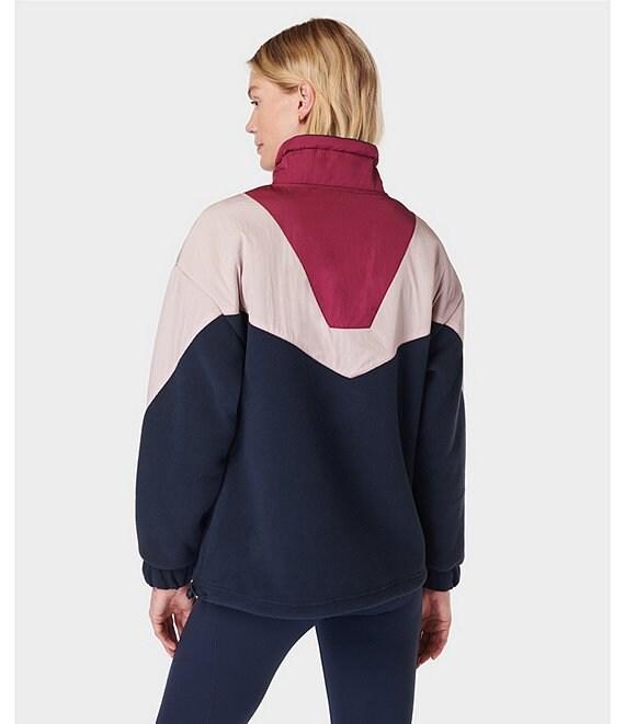 Sweaty Betty Orbit Fleece Color Block Long Sleeve Half Zip Pullover Product Image