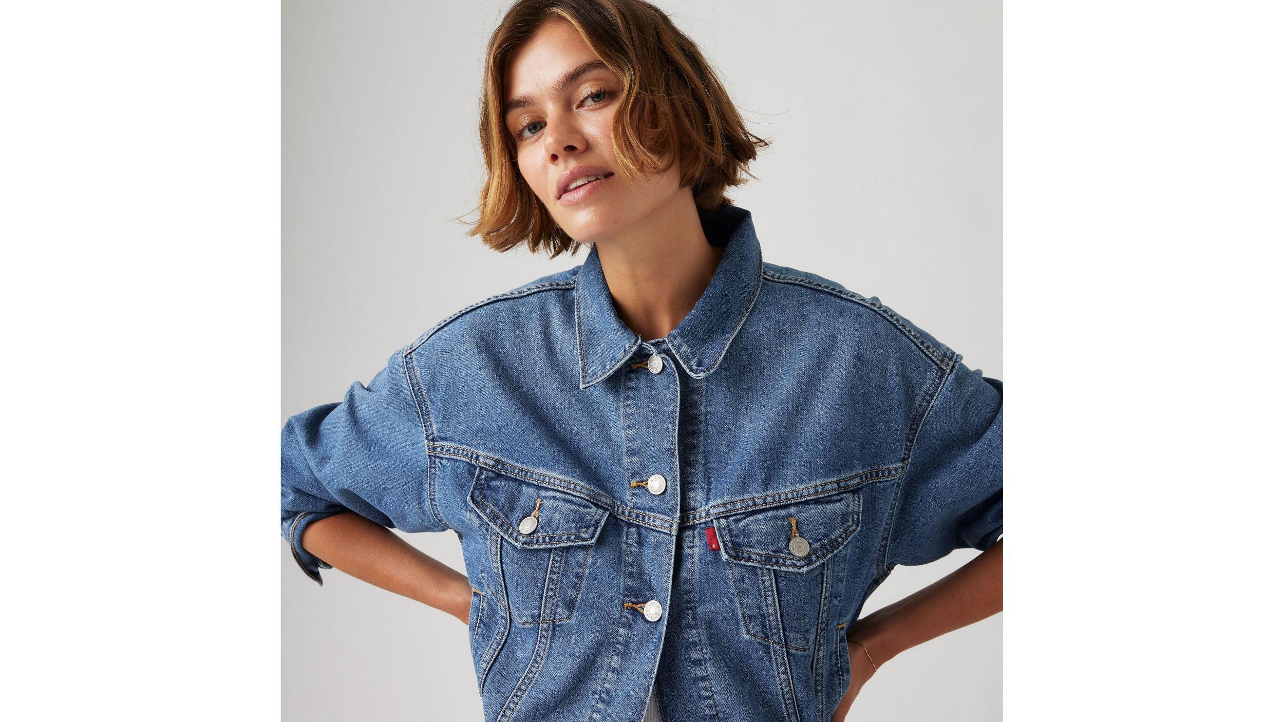 Shrunken '90s Trucker Jacket Product Image