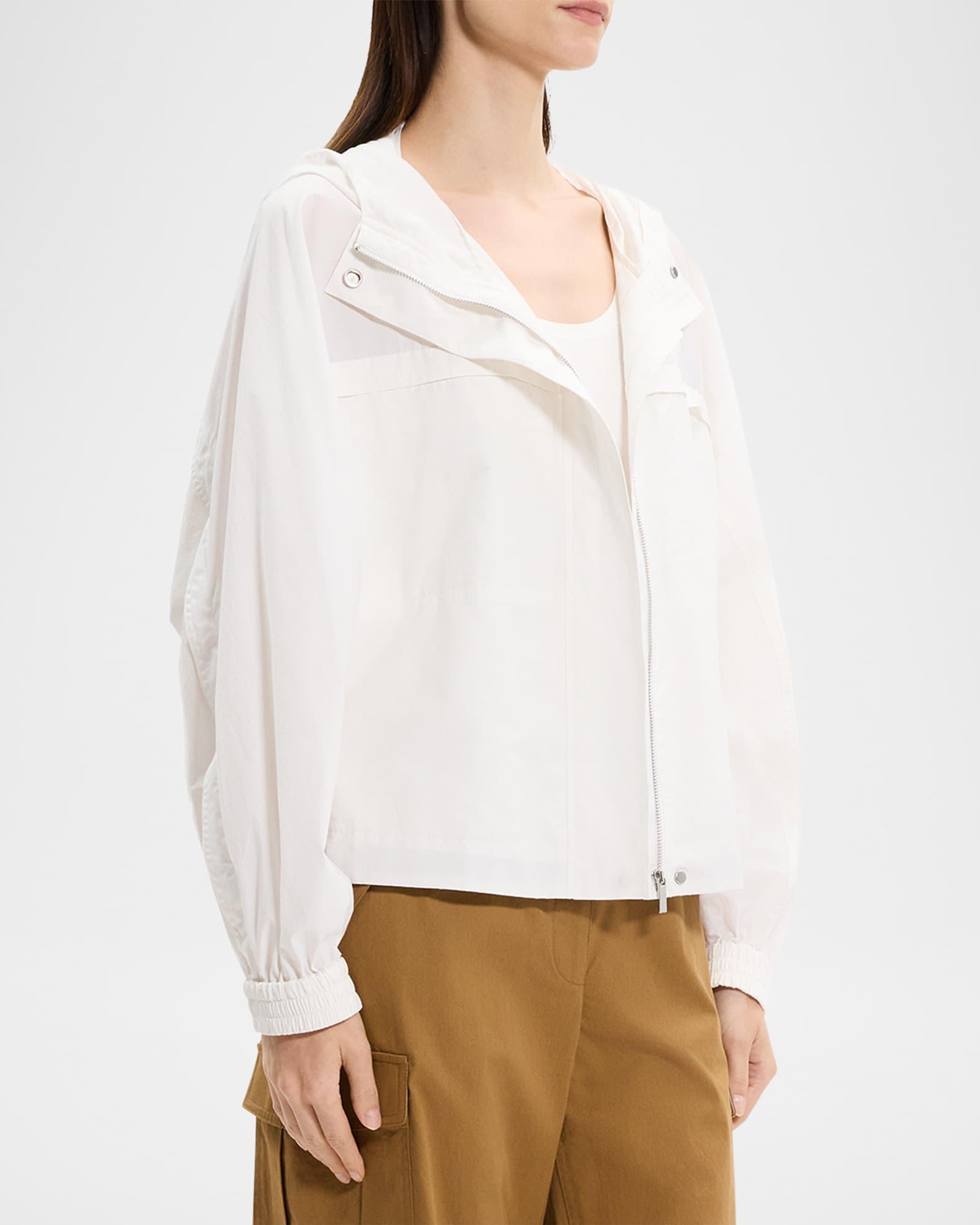 Gathered Hooded Jacket Product Image