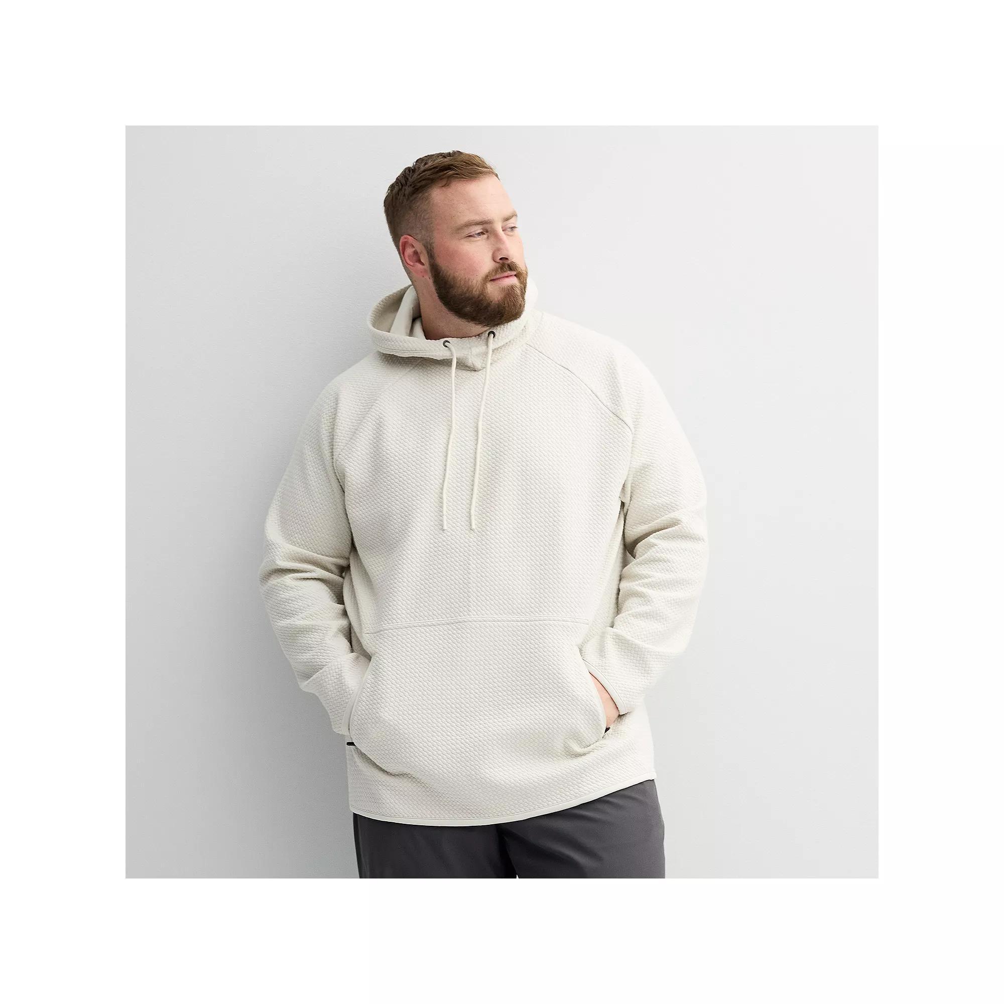 Big & Tall FLX Textured Hoodie, Men's, Size: 3XB, Red Wind Product Image