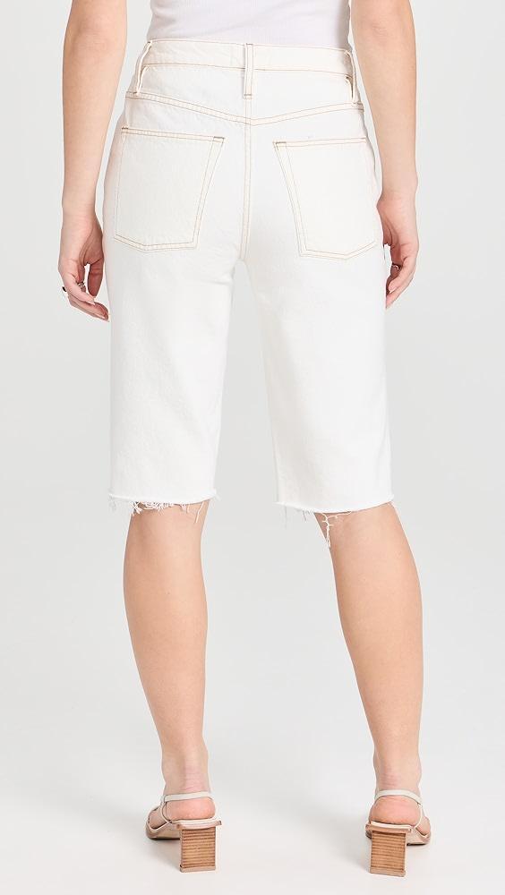 FRAME Cycling Short Raw Fray Shorts | Shopbop Product Image