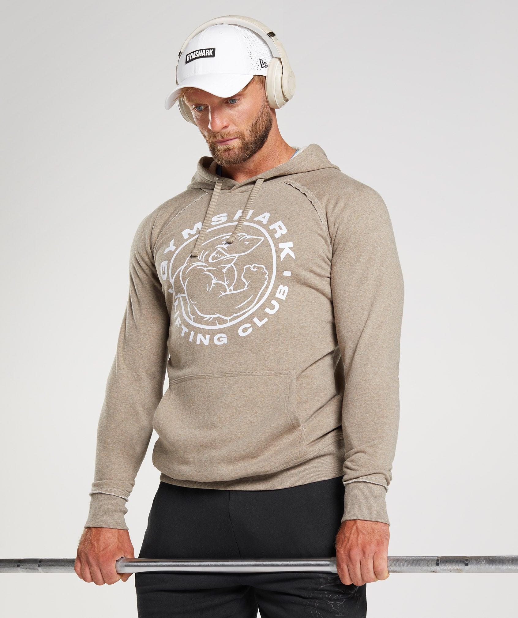 Gymshark Legacy Hoodie - Limestone Marl Male Product Image
