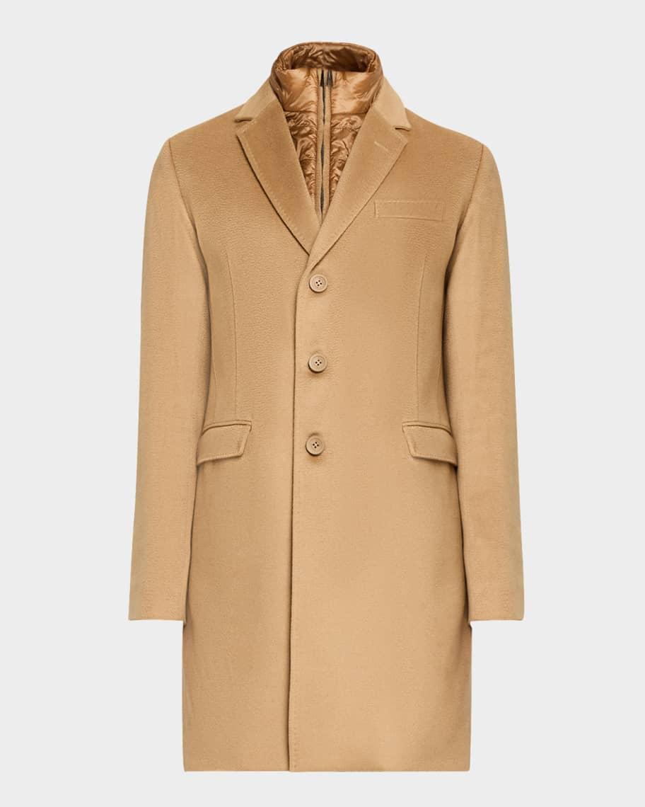Mens Cashmere Topcoat with Windguard Product Image