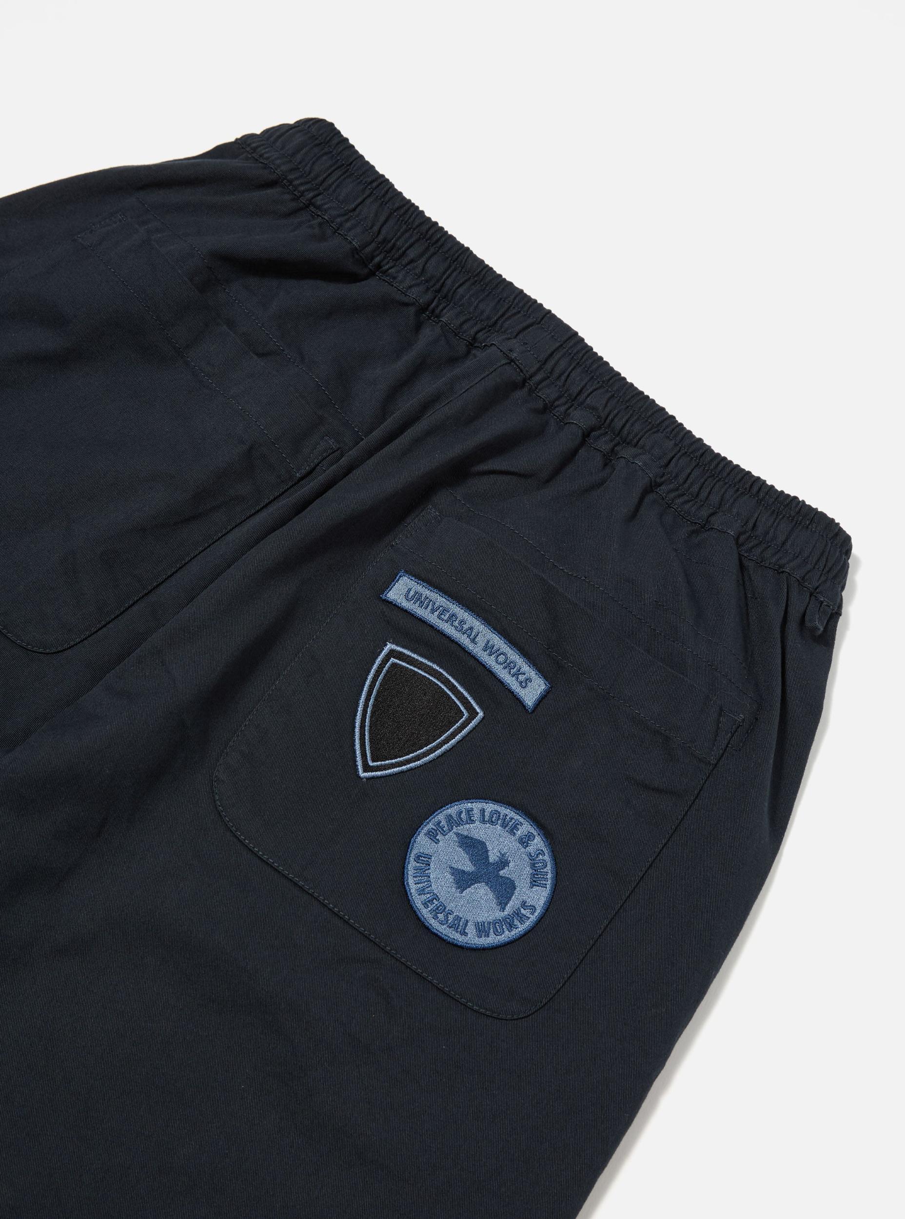 Navy Twill/Badges Simple Short Product Image