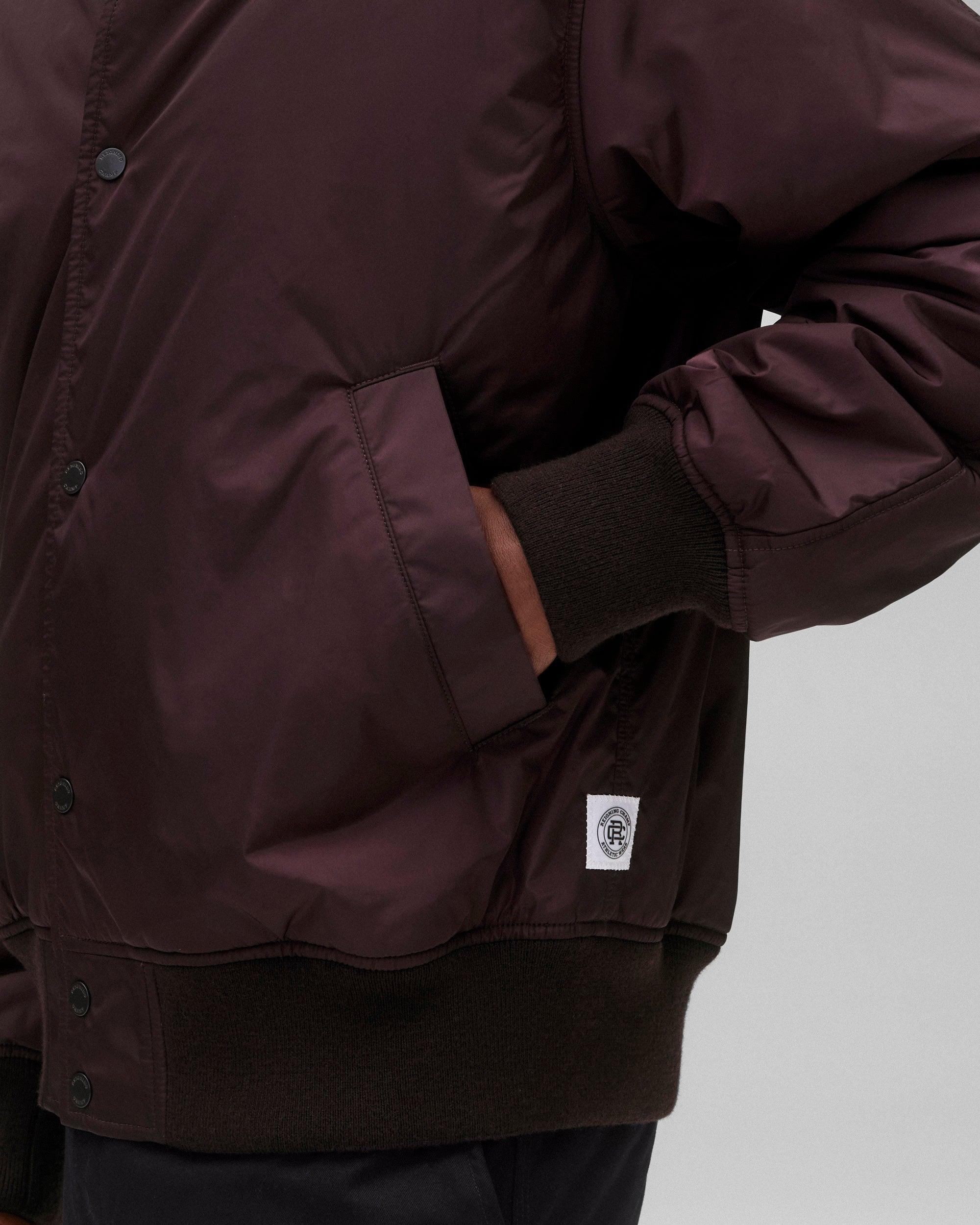 Econyl Satin Nylon Stadium Jacket Male Product Image