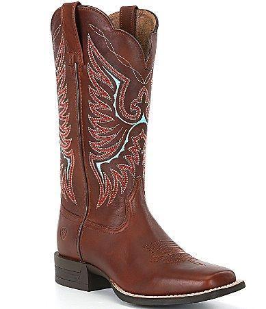 Ariat Womens Rockdale Leather Western Boots Product Image