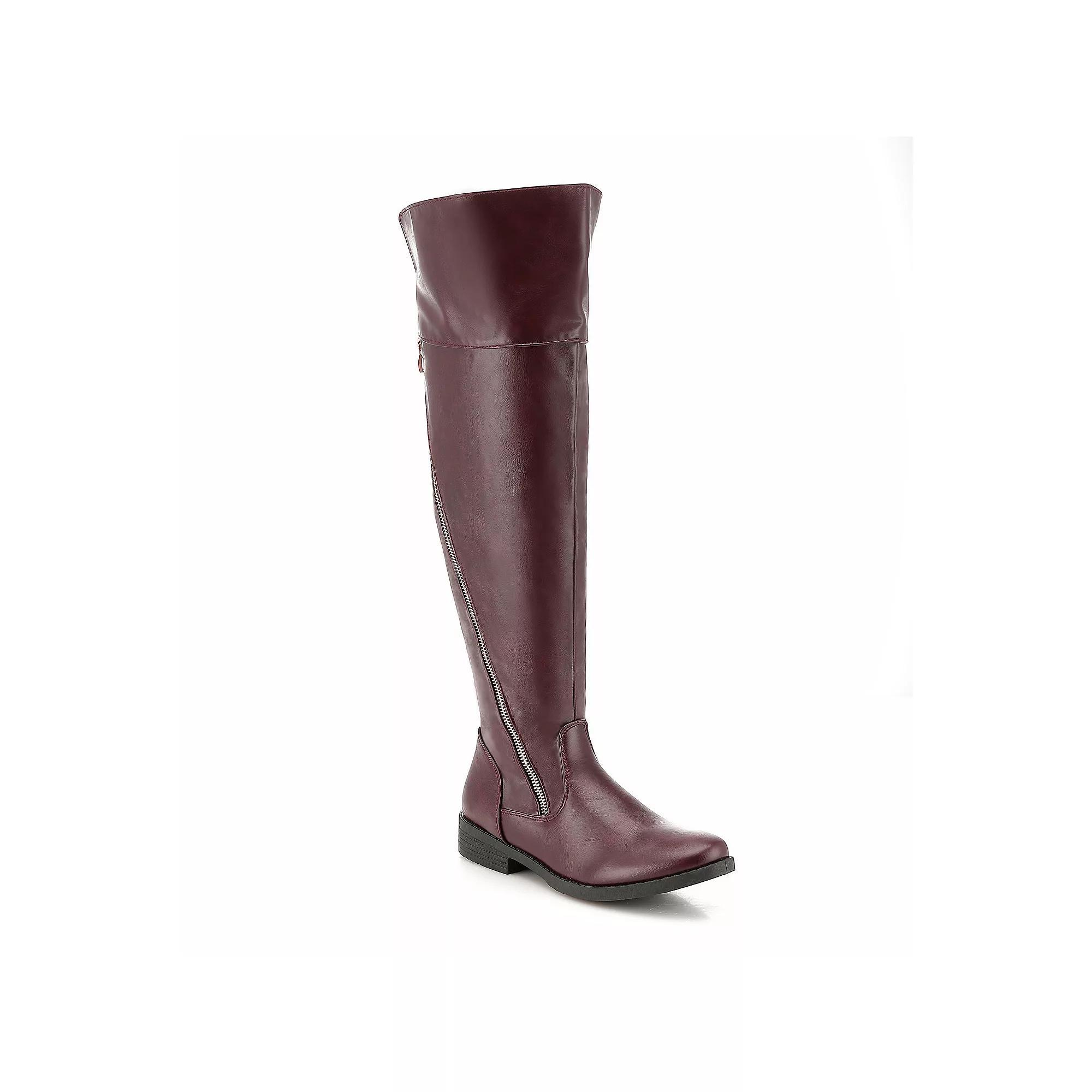 Henry Ferrera Bistro 400 Women's Tall Boots, Size: 8, Red Product Image