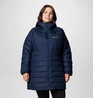 Plus Size Columbia Powder Lite II Mid Jacket, Women's, Size: 1XL, Moonvista Product Image