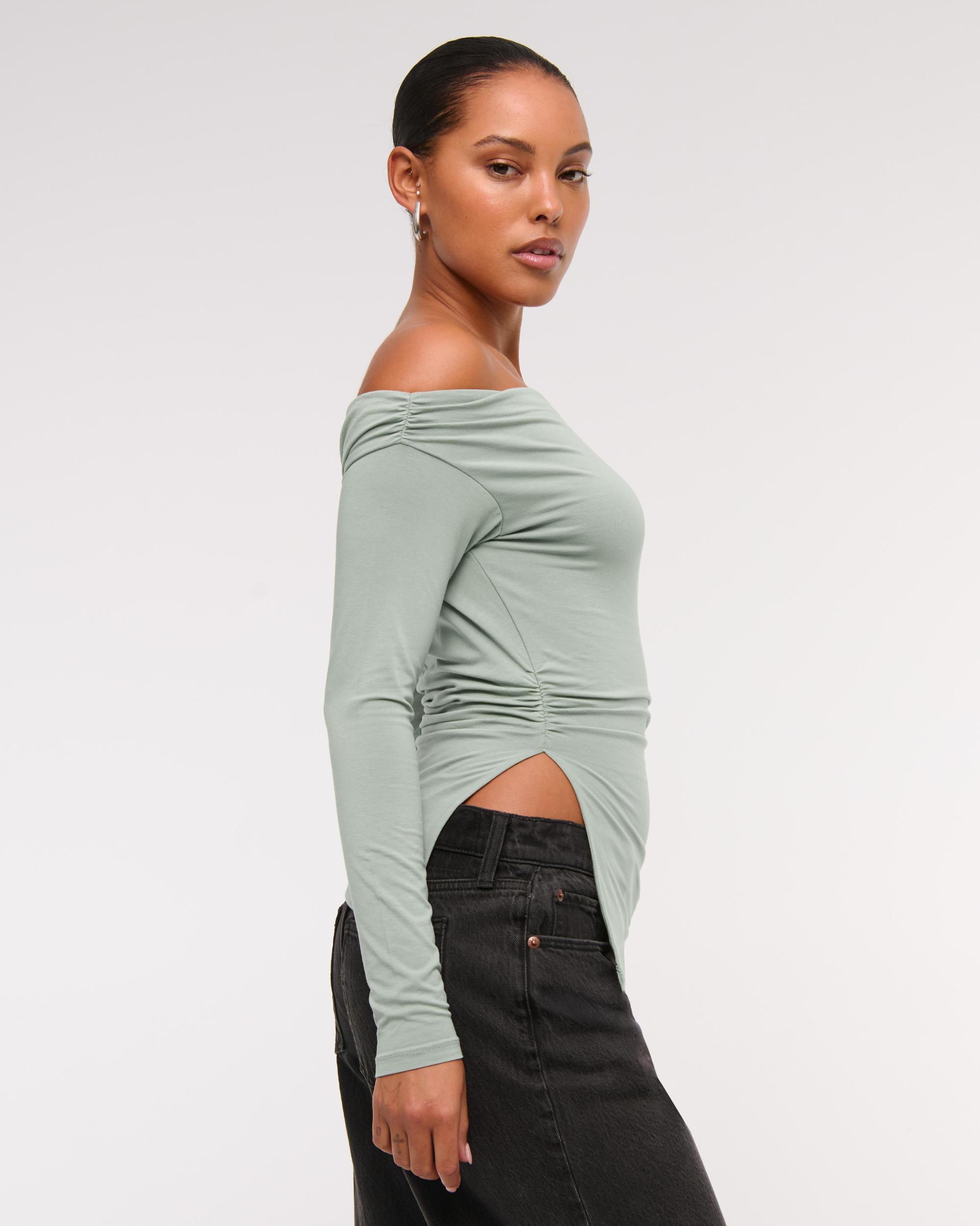 Off-The-Shoulder Draped Top Product Image